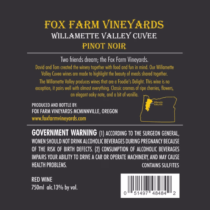 2023 Willamette Valley Pinot Noir - Image 2